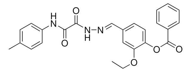 2-ETHOXY-4-(2-(OXO(4-TOLUIDINO)ACETYL)CARBOHYDRAZONOYL)PHENYL BENZOATE AldrichCPR