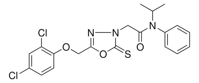 2-(5-[(2,4-DICHLOROPHENOXY)METHYL]-2-THIOXO-1,3,4-OXADIAZOL-3(2H)-YL)-N-ISOPROPYL-N-PHENYLACETAMIDE AldrichCPR