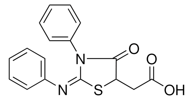 (4-OXO-3-PHENYL-2-PHENYLIMINO-THIAZOLIDIN-5-YL)-ACETIC ACID AldrichCPR