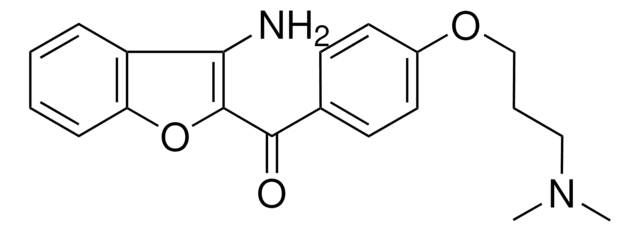 (3-AMINO-1-BENZOFURAN-2-YL)(4-(3-(DIMETHYLAMINO)PROPOXY)PHENYL)METHANONE AldrichCPR