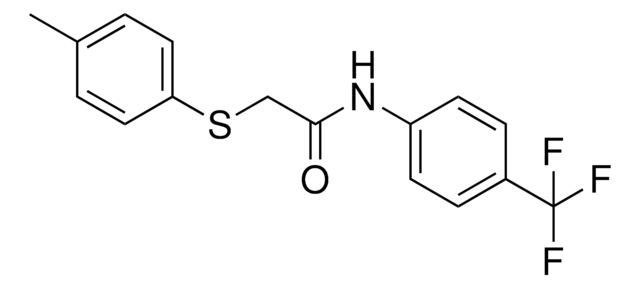 2-((4-METHYLPHENYL)SULFANYL)-N-(4-(TRIFLUOROMETHYL)PHENYL)ACETAMIDE AldrichCPR