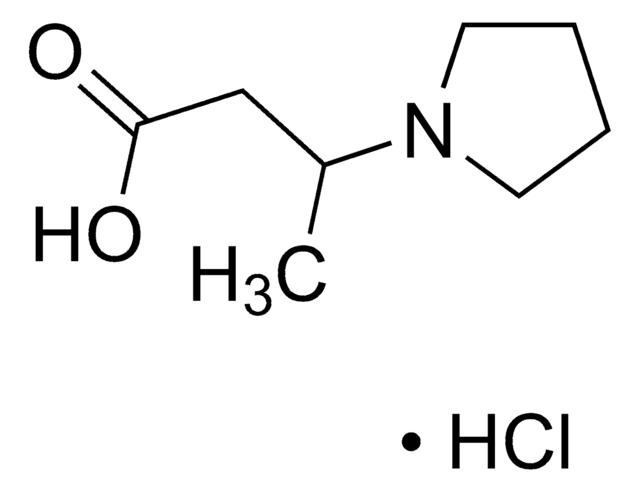 3-(1-Pyrrolidinyl)butanoic acid hydrochloride AldrichCPR