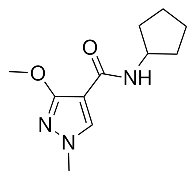 N-CYCLOPENTYL-3-METHOXY-1-METHYL-1H-PYRAZOLE-4-CARBOXAMIDE AldrichCPR