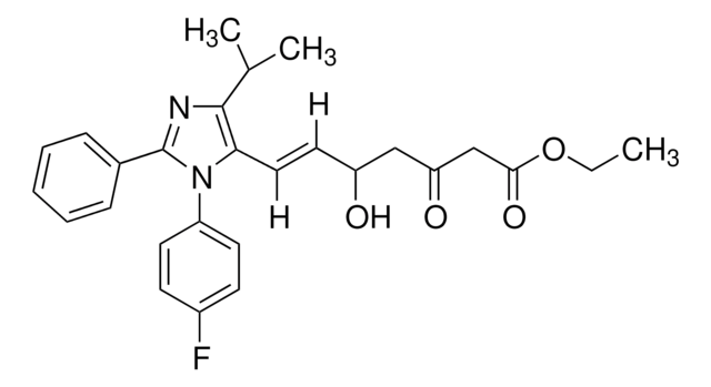 Ethyl 7-[1-(4-fluorophenyl)-4-isopropyl-2-phenyl-1H-imidazol-5-yl]-5-hydroxy-3-oxo-trans-6-heptenoate 97%