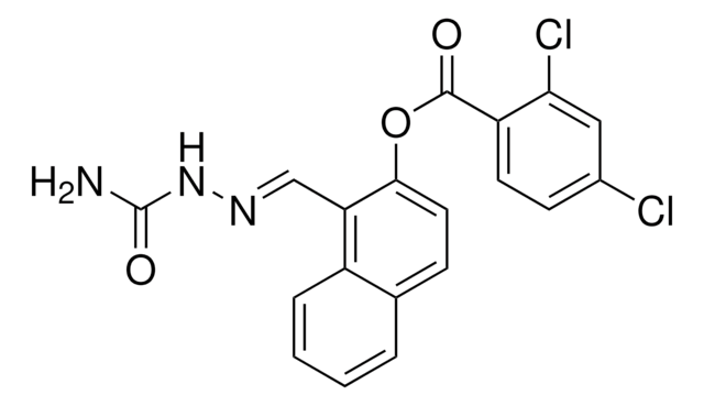 1-(2-(AMINOCARBONYL)CARBOHYDRAZONOYL)-2-NAPHTHYL 2,4-DICHLOROBENZOATE AldrichCPR