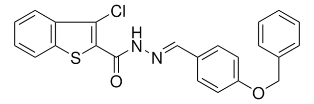 N'-(4-(BENZYLOXY)BENZYLIDENE)-3-CHLORO-1-BENZOTHIOPHENE-2-CARBOHYDRAZIDE AldrichCPR