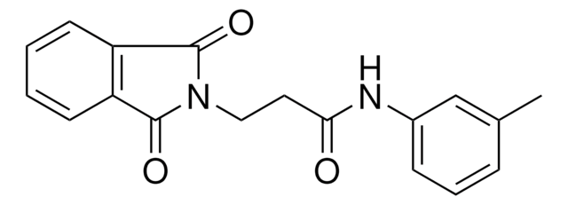 3-(1,3-DIOXO-1,3-DIHYDRO-ISOINDOL-2-YL)-N-M-TOLYL-PROPIONAMIDE AldrichCPR