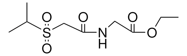 (2-(PROPANE-2-SULFONYL)-ACETYLAMINO)-ACETIC ACID ETHYL ESTER AldrichCPR