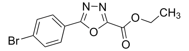 Ethyl 5-(4-bromophenyl)-1,3,4-oxadiazole-2-carboxylate AldrichCPR