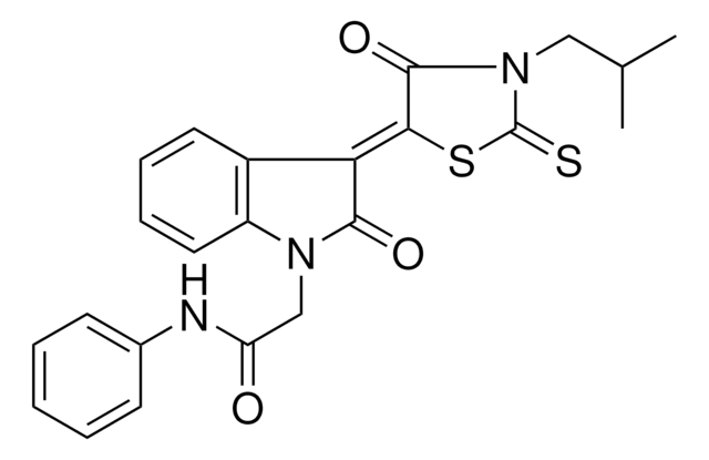 2-[(3Z)-3-(3-ISOBUTYL-4-OXO-2-THIOXO-1,3-THIAZOLIDIN-5-YLIDENE)-2-OXO-2,3-DIHYDRO-1H-INDOL-1-YL]-N-PHENYLACETAMIDE AldrichCPR