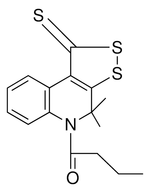 5-BUTYRYL-4,4-DIMETHYL-4,5-DIHYDRO-1H-[1,2]DITHIOLO[3,4-C]QUINOLINE-1-THIONE AldrichCPR