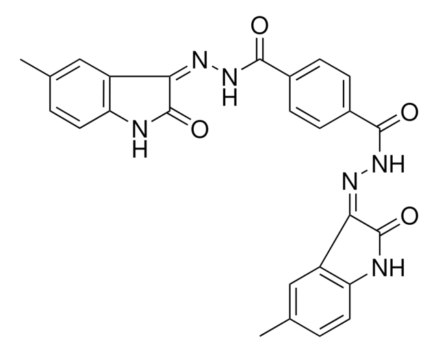 N'(1),N'(4)-BIS[(3Z)-5-METHYL-2-OXO-1,2-DIHYDRO-3H-INDOL-3-YLIDENE]TEREPHTHALOHYDRAZIDE AldrichCPR