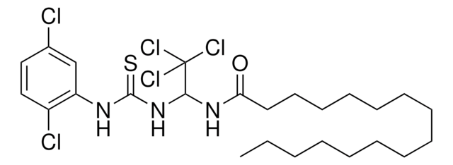 N-(2,2,2-TRICHLORO-1-(((2,5-DICHLOROANILINO)CARBOTHIOYL)AMINO)ET)HEXADECANAMIDE AldrichCPR