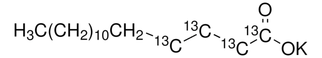 Potassium palmitate-1,2,3,4-13C4 endotoxin tested, 99 atom % 13C