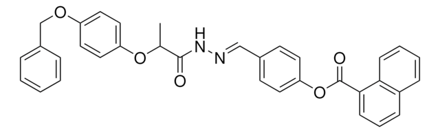 4-(2-(2-(4-(BENZYLOXY)PHENOXY)PROPANOYL)CARBOHYDRAZONOYL)PHENYL 1 ...