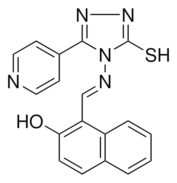 1-(((3-(4-PYRIDINYL)-5-SULFANYL-4H-1,2,4-TRIAZOL-4-YL)IMINO)METHYL)-2-NAPHTHOL AldrichCPR