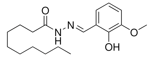 N'-(2-HYDROXY-3-METHOXYBENZYLIDENE)DECANOHYDRAZIDE AldrichCPR