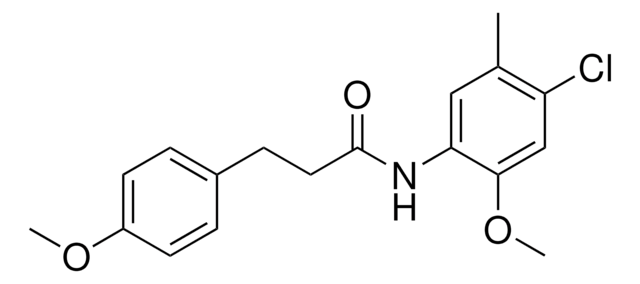 N-(4-CHLORO-2-METHOXY-5-METHYLPHENYL)-3-(4-METHOXYPHENYL)PROPANAMIDE AldrichCPR