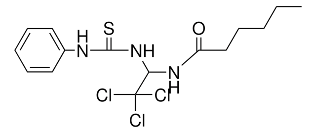 HEXANOIC ACID (2,2,2-TRICHLORO-1-(3-PHENYL-THIOUREIDO)-ETHYL)-AMIDE AldrichCPR