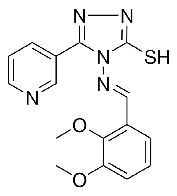 4-{[(E)-(2,3-DIMETHOXYPHENYL)METHYLIDENE]AMINO}-5-(3-PYRIDINYL)-4H-1,2,4-TRIAZOLE-3-THIOL AldrichCPR