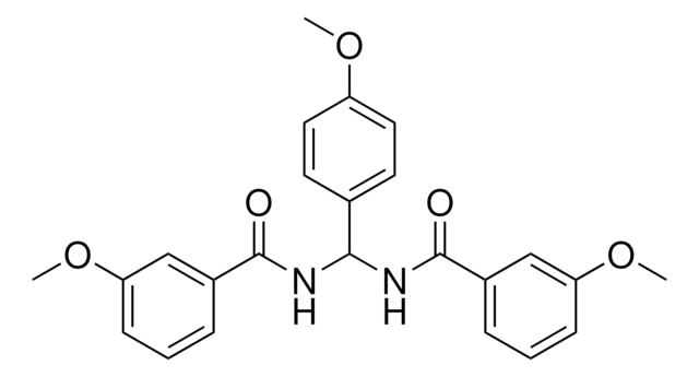 3-METHOXY-N-[[(3-METHOXYBENZOYL)AMINO](4-METHOXYPHENYL)METHYL]BENZAMIDE AldrichCPR