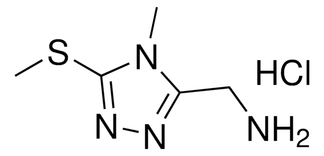 [4-Methyl-5-(methylsulfanyl)-4H-1,2,4-triazol-3-yl]methanamine hydrochloride AldrichCPR