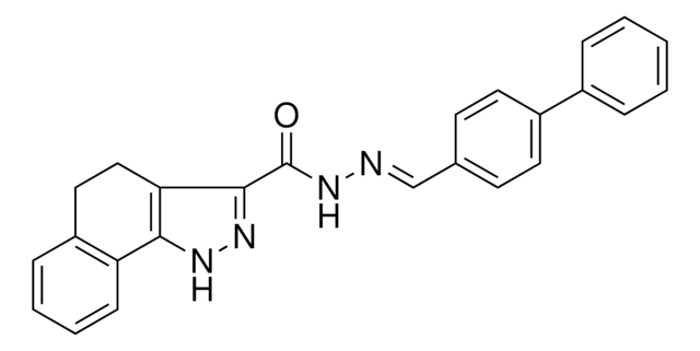 N'-[(E)-[1,1'-BIPHENYL]-4-YLMETHYLIDENE]-4,5-DIHYDRO-1H-BENZO[G]INDAZOLE-3-CARBOHYDRAZIDE AldrichCPR