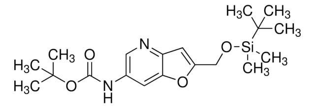 tert-Butyl 2-((tert-butyldimethylsilyloxy)methyl)furo[3,2-b]pyridin-6-ylcarbamate AldrichCPR