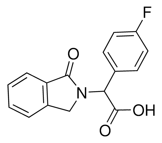 (4-Fluorophenyl)(1-oxo-1,3-dihydro-2H-isoindol-2-yl)acetic acid AldrichCPR