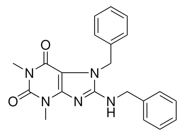 7-BENZYL-8-(BENZYLAMINO)-1,3-DIMETHYL-3,7-DIHYDRO-1H-PURINE-2,6-DIONE AldrichCPR