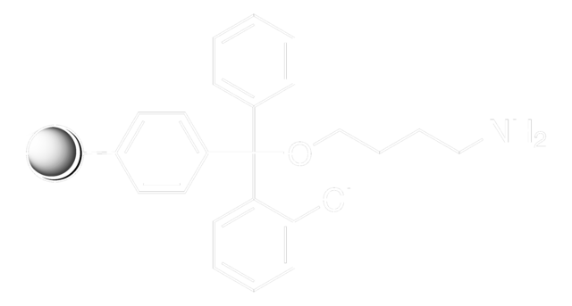 4-Amino-1-butanol 2-chlorotrityl ether polymer-bound extent of labeling: 0.3-1&#160;mmol/g loading