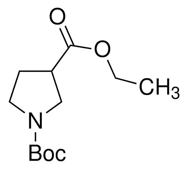 Pyrrolidine-1,3-dicarboxylic acid 1-tert-butyl ester 3-ethyl ester AldrichCPR