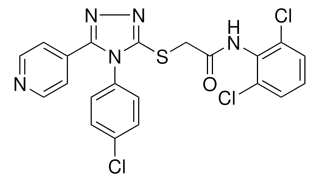 2-{[4-(4-CHLOROPHENYL)-5-(4-PYRIDINYL)-4H-1,2,4-TRIAZOL-3-YL]SULFANYL}-N-(2,6-DICHLOROPHENYL)ACETAMIDE AldrichCPR