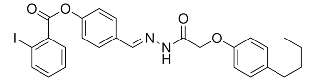 4-(2-((4-BUTYLPHENOXY)ACETYL)CARBOHYDRAZONOYL)PHENYL 2-IODOBENZOATE AldrichCPR