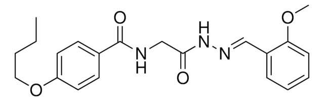 4-BUTOXY-N-(2-(2-(2-METHOXYBENZYLIDENE)HYDRAZINO)-2-OXOETHYL)BENZAMIDE AldrichCPR