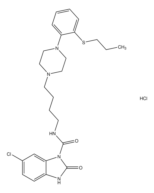 6-chloro-2-oxo-N-(4-{4-[2-(propylsulfanyl)phenyl]-1-piperazinyl}butyl)-2,3-dihydro-1H-benzimidazole-1-carboxamide hydrochloride AldrichCPR