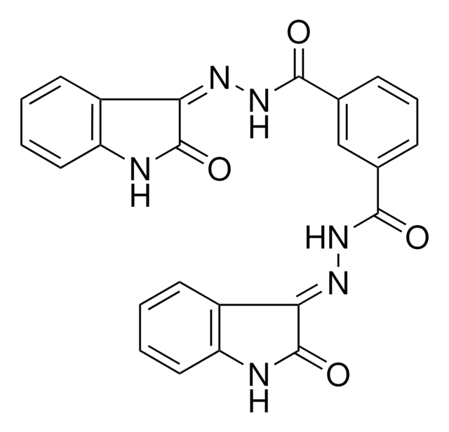 N'(1)-[(3E)-2-OXO-1,2-DIHYDRO-3H-INDOL-3-YLIDENE]-N'(3)-[(3Z)-2-OXO-1,2-DIHYDRO-3H-INDOL-3-YLIDENE]ISOPHTHALOHYDRAZIDE AldrichCPR