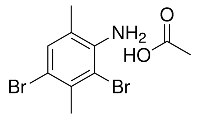 2,4-DIBROMO-3,6-DIMETHYL-PHENYLAMINE, COMPOUND WITH ACETIC ACID AldrichCPR