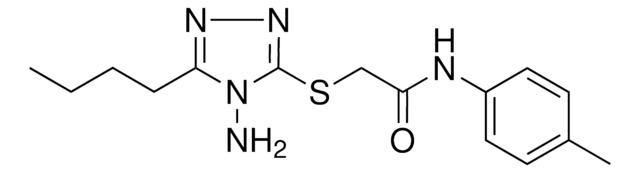 2-((4-AMINO-5-BUTYL-4H-1,2,4-TRIAZOL-3-YL)THIO)-N-(4-METHYLPHENYL)ACETAMIDE AldrichCPR