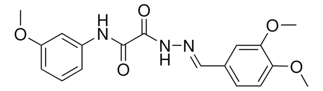 2-(2-(3,4-DIMETHOXYBENZYLIDENE)HYDRAZINO)-N-(3-METHOXYPHENYL)-2-OXOACETAMIDE AldrichCPR