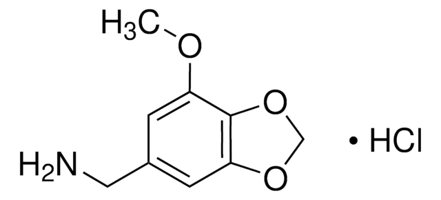 (7-Methoxy-1,3-benzodioxol-5-yl)methanamine hydrochloride AldrichCPR