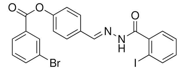 4-(2-(2-IODOBENZOYL)CARBOHYDRAZONOYL)PHENYL 3-BROMOBENZOATE AldrichCPR