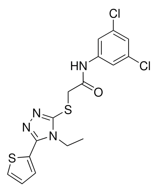 N-(3,5-DICHLOROPHENYL)-2-{[4-ETHYL-5-(2-THIENYL)-4H-1,2,4-TRIAZOL-3-YL]SULFANYL}ACETAMIDE AldrichCPR