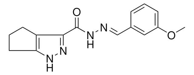 1,4,5,6-4H-CYCLOPENTAPYRAZOLE-3-CARBOXYLIC ACID (3-MEO-BENZYLIDENE)-HYDRAZIDE AldrichCPR