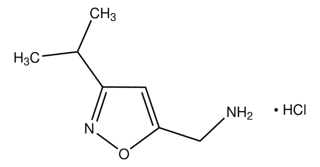 1-(3-Isopropylisoxazol-5-yl)methanamine hydrochloride AldrichCPR