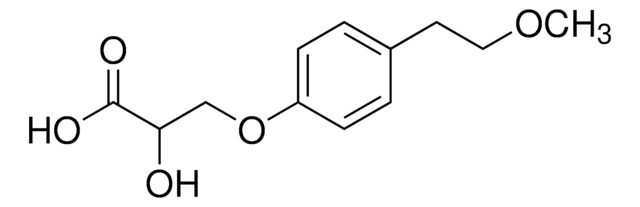 2-Hydroxy-3-[4-(2-methoxyethyl)phenoxy]propionic acid analytical standard