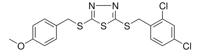 2-((2,4-DICHLOROBENZYL)SULFANYL)-5-((4-METHOXYBENZYL)SULFANYL)-1,3,4-THIADIAZOLE AldrichCPR