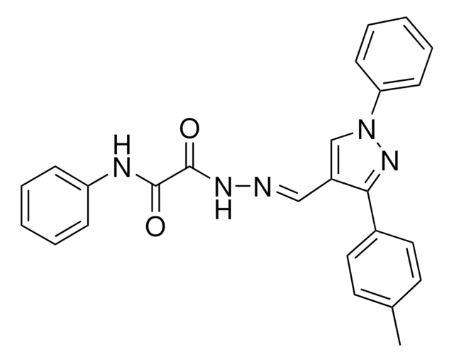 2-(2-((3-(4-METHYLPHENYL)-1-PHENYL-1H-PYRAZOL-4-YL)METHYLENE)HYDRAZINO)-2-OXO-N-PHENYLACETAMIDE AldrichCPR