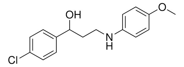 1-(4-CHLOROPHENYL)-3-(4-METHOXYANILINO)-1-PROPANOL AldrichCPR