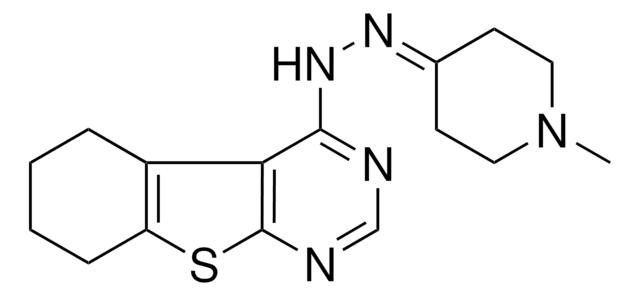 1-METHYL-4-PIPERIDINONE 5,6,7,8-TETRAHYDRO[1]BENZOTHIENO[2,3-D]PYRIMIDIN-4-YLHYDRAZONE AldrichCPR